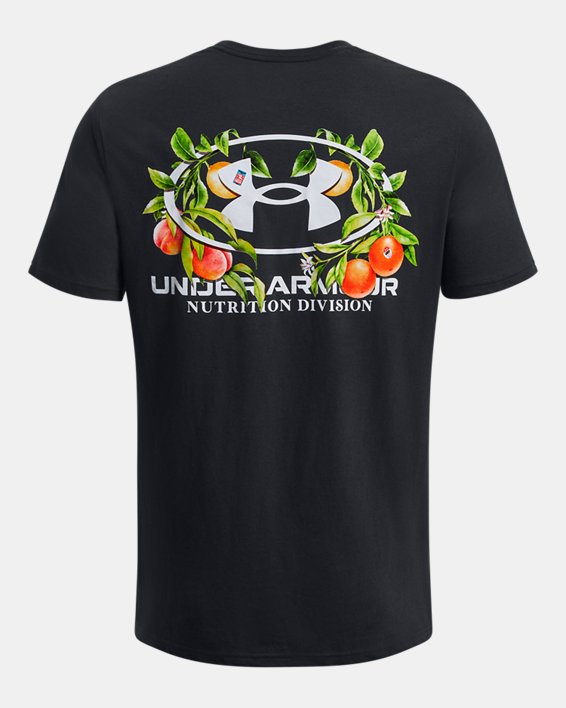 Men's UA Nutrition Division Fruit Short Sleeve in Black image number 5